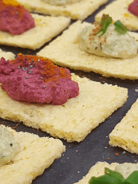 Houmous de courgette crue à la purée de noix de&nbsp;cajou