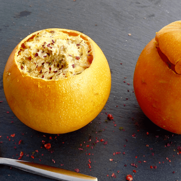 Courges pommes d’or farcies thon et&nbsp;algues
