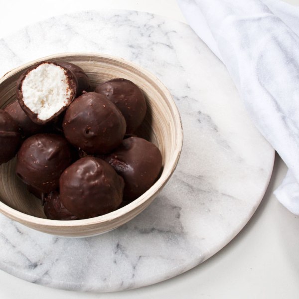 Rochers coco au chocolat&nbsp;noir