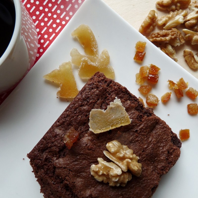 Brownie aux fruits&nbsp;confits