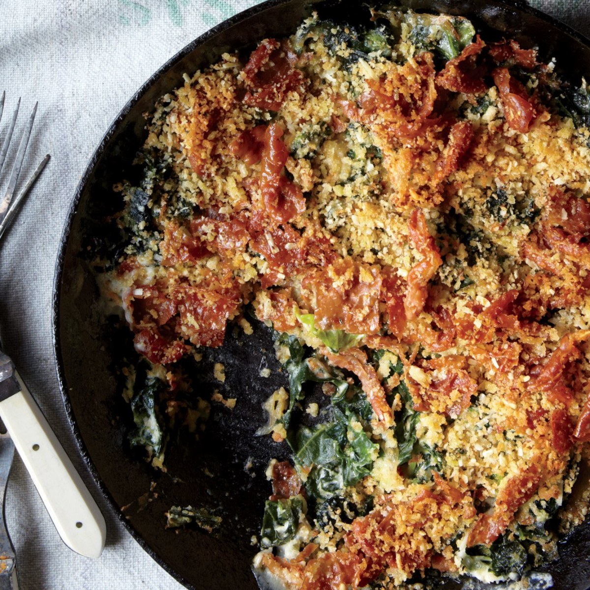 Gratin de chou pak choï au quinoa&nbsp;français