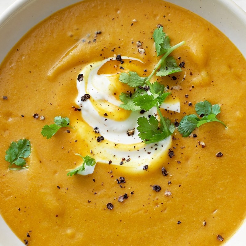 Soupe de fenouil, carottes et pois cassés au&nbsp;cumin