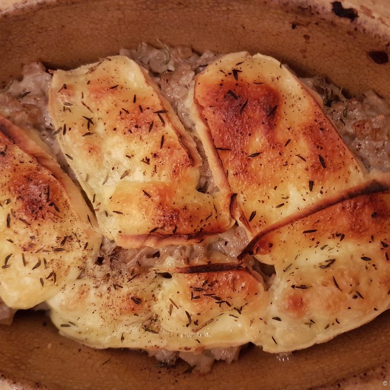 Croziflette aux champignons et à la fleur&nbsp;d’Anjou