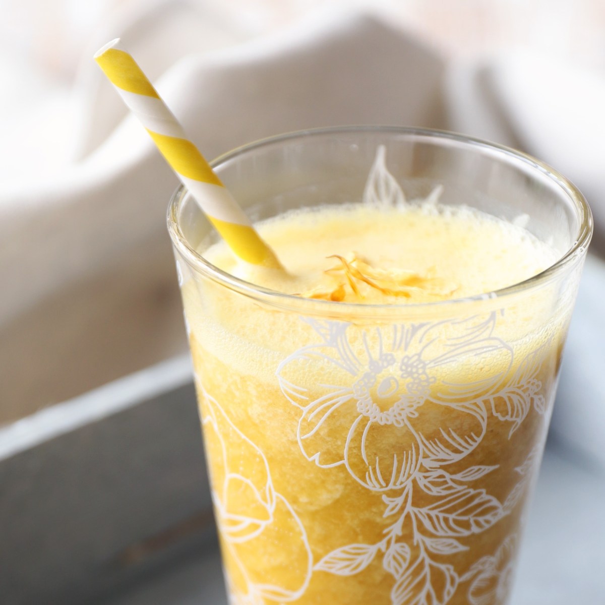 Smoothie mangue & noix de coco aux graines de&nbsp;chia