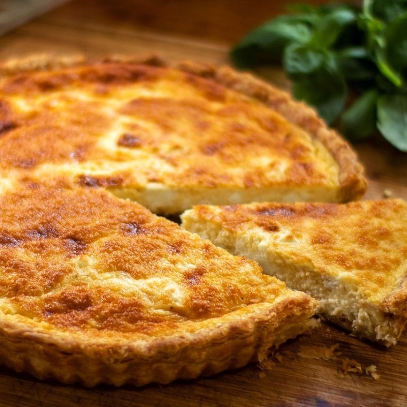 Tarte aux poivrons et à la crème de&nbsp;feta