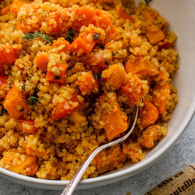 One-pot quinoa au&nbsp;potimarron