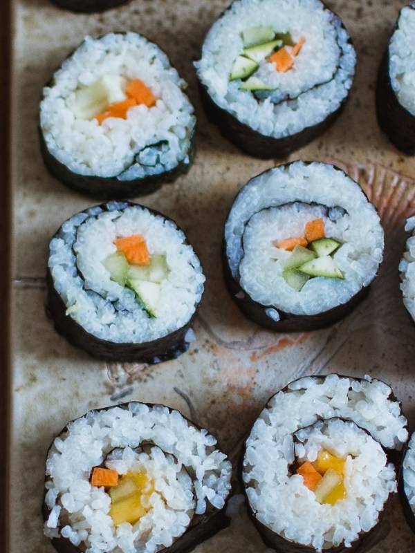 Makis vegan aux légumes de&nbsp;saison