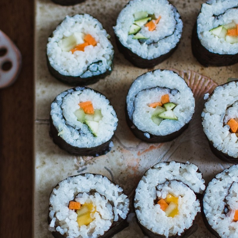 Makis vegan aux légumes de&nbsp;saison