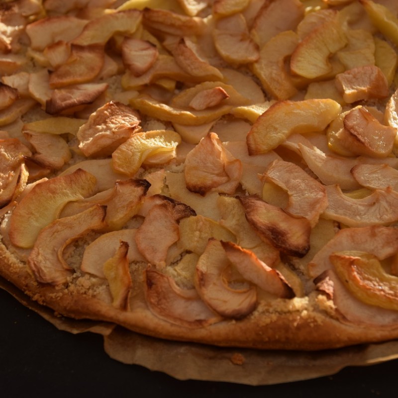 Tarte aux pommes fine et&nbsp;croustillante