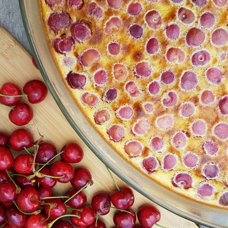 Clafoutis aux cerises (sans&nbsp;lait)