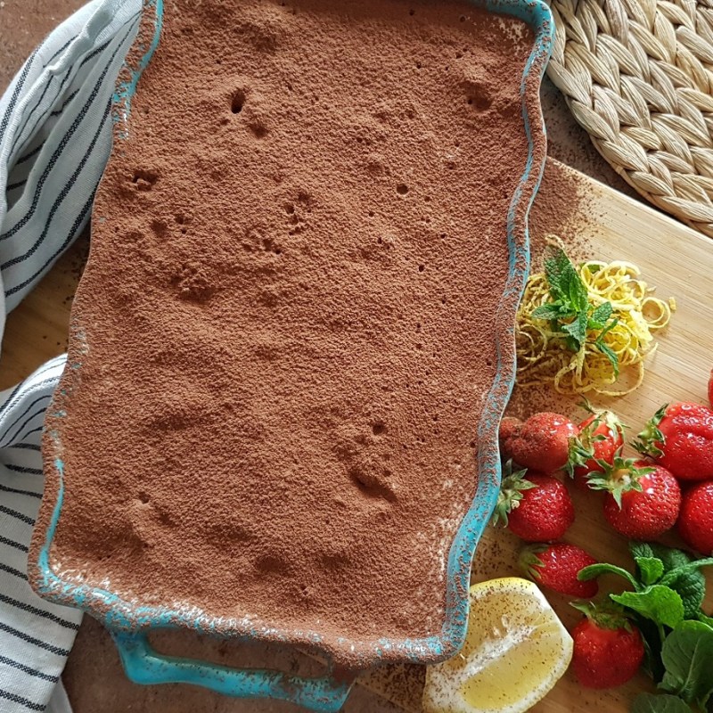 Tiramisù aux fraises, à la menthe et au&nbsp;citron