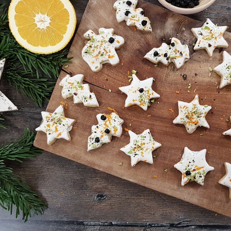 Bredele – biscuits sablés à l&rsquo;orange et à la&nbsp;pistache