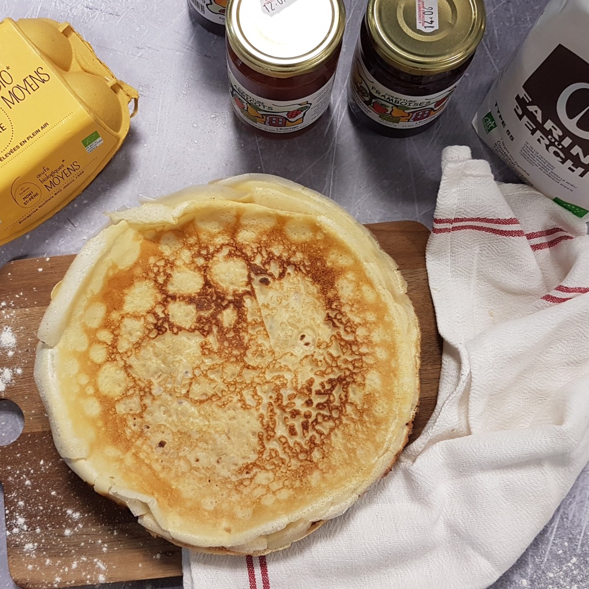 Crêpes bio et&nbsp;locales