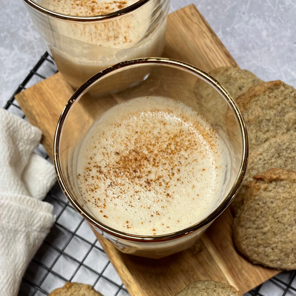 Latte végétal à la noisette et à l&rsquo;ashwagandha