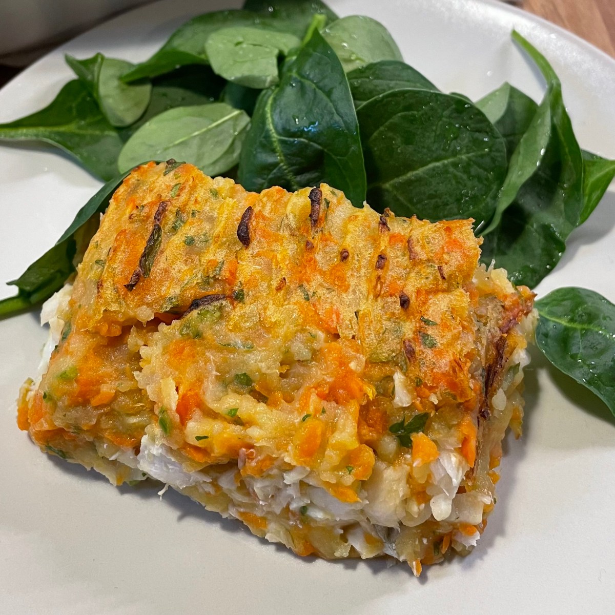 Hachis de poisson, carottes et pommes de&nbsp;terre