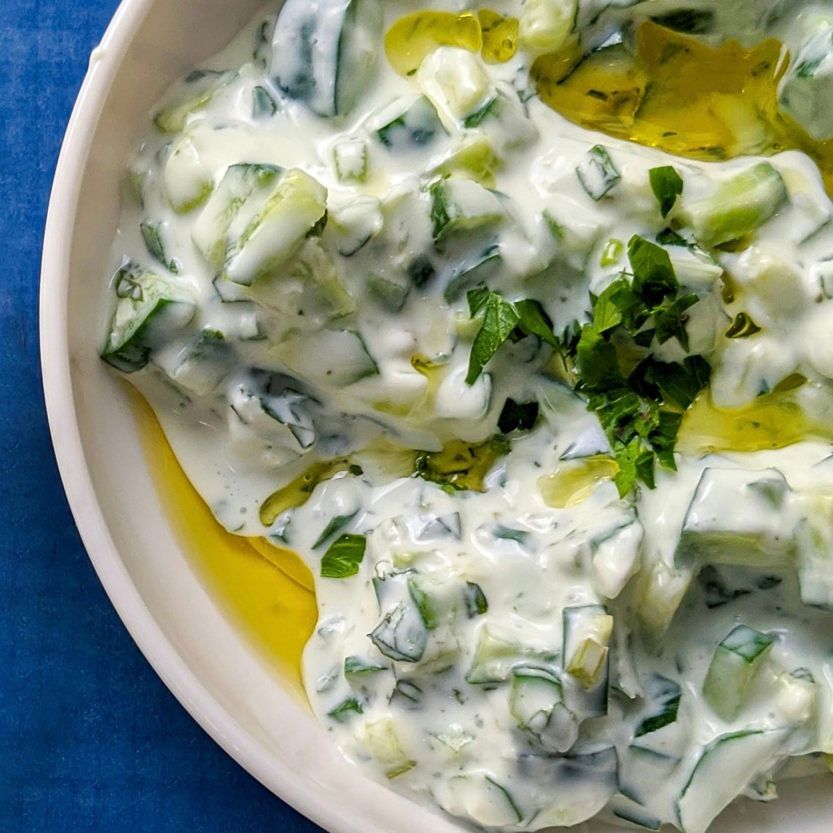 Tzatzíki express au yaourt de brebis à la&nbsp;grecque