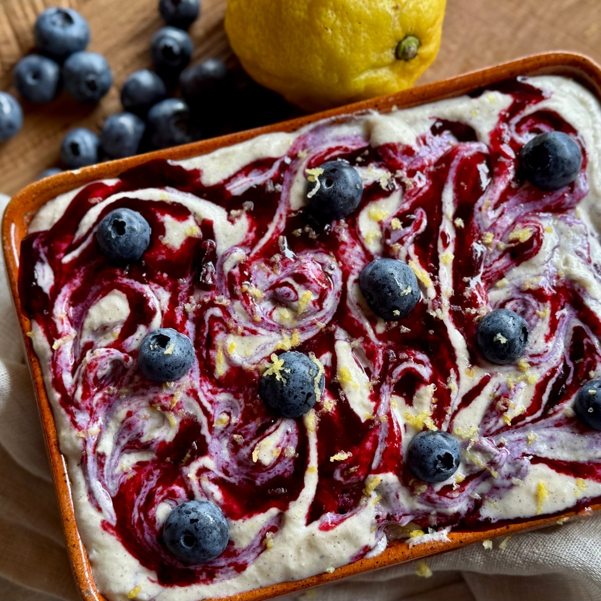 Tiramisù aux myrtilles et au&nbsp;citron